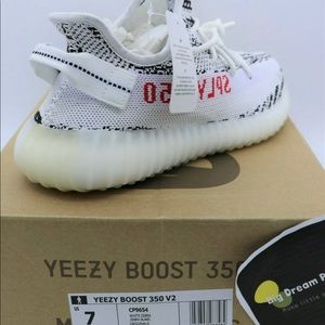 Yezzy Boost v2 WHITE ZEBRA size 7
